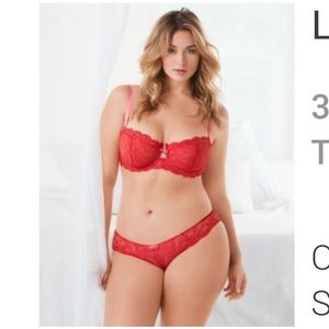 Gorgeous pink bra and panty set from Adore Me